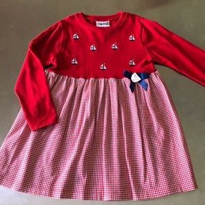 Sweet cotton/poly soft and comfortable dress, 4T.